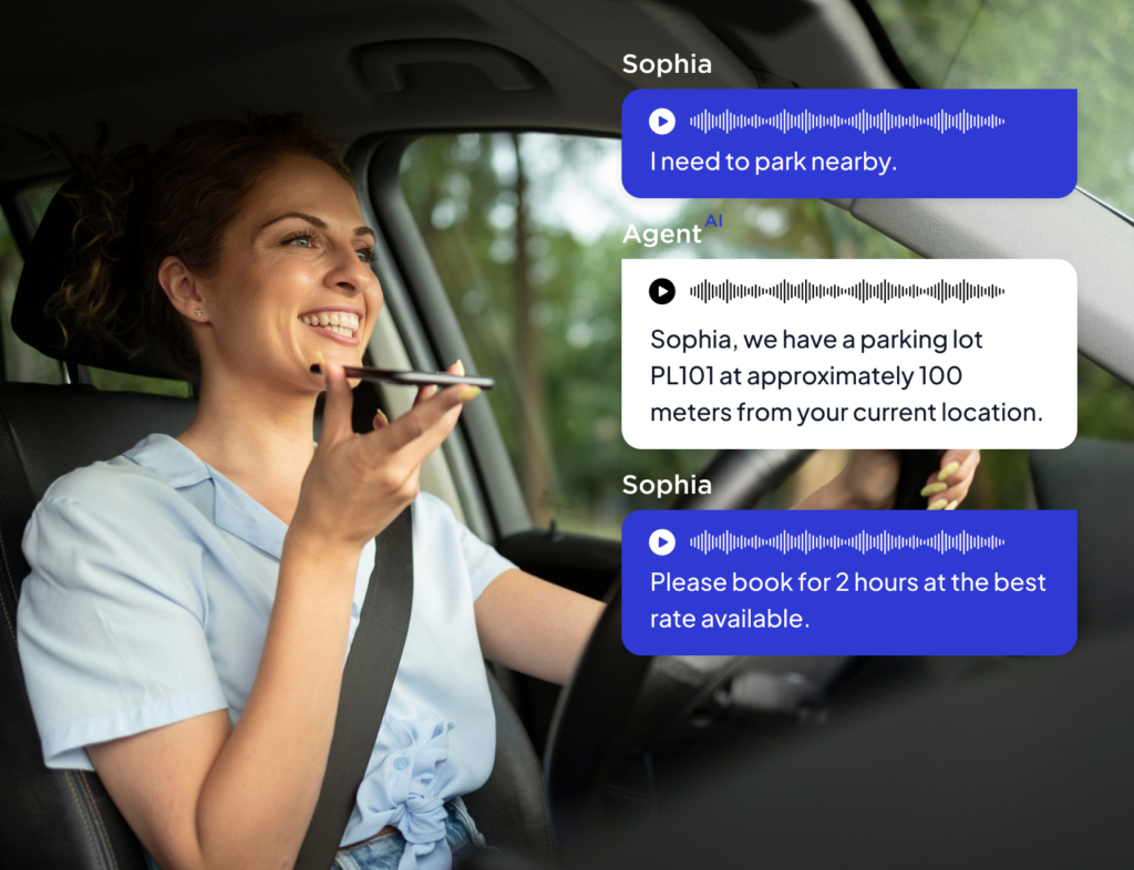 Can't Chat? Speak with your ParkingBot Agent AI